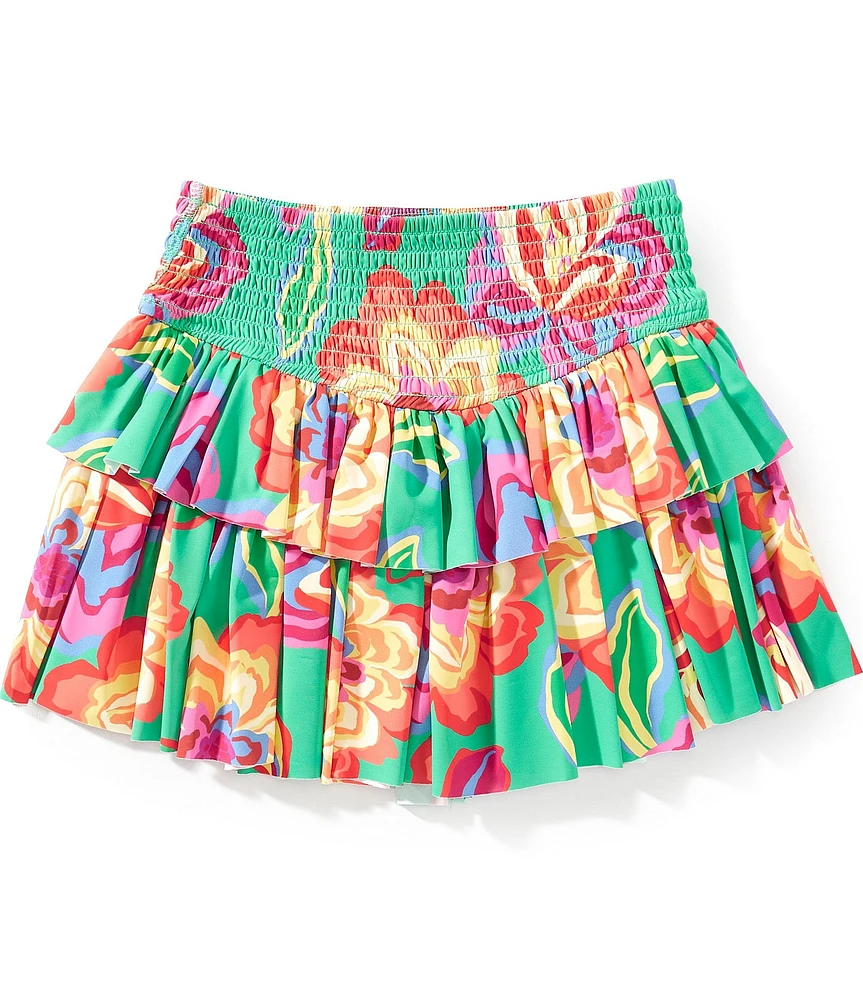 GB Big Girls Gracie Multi Floral Print Skirt