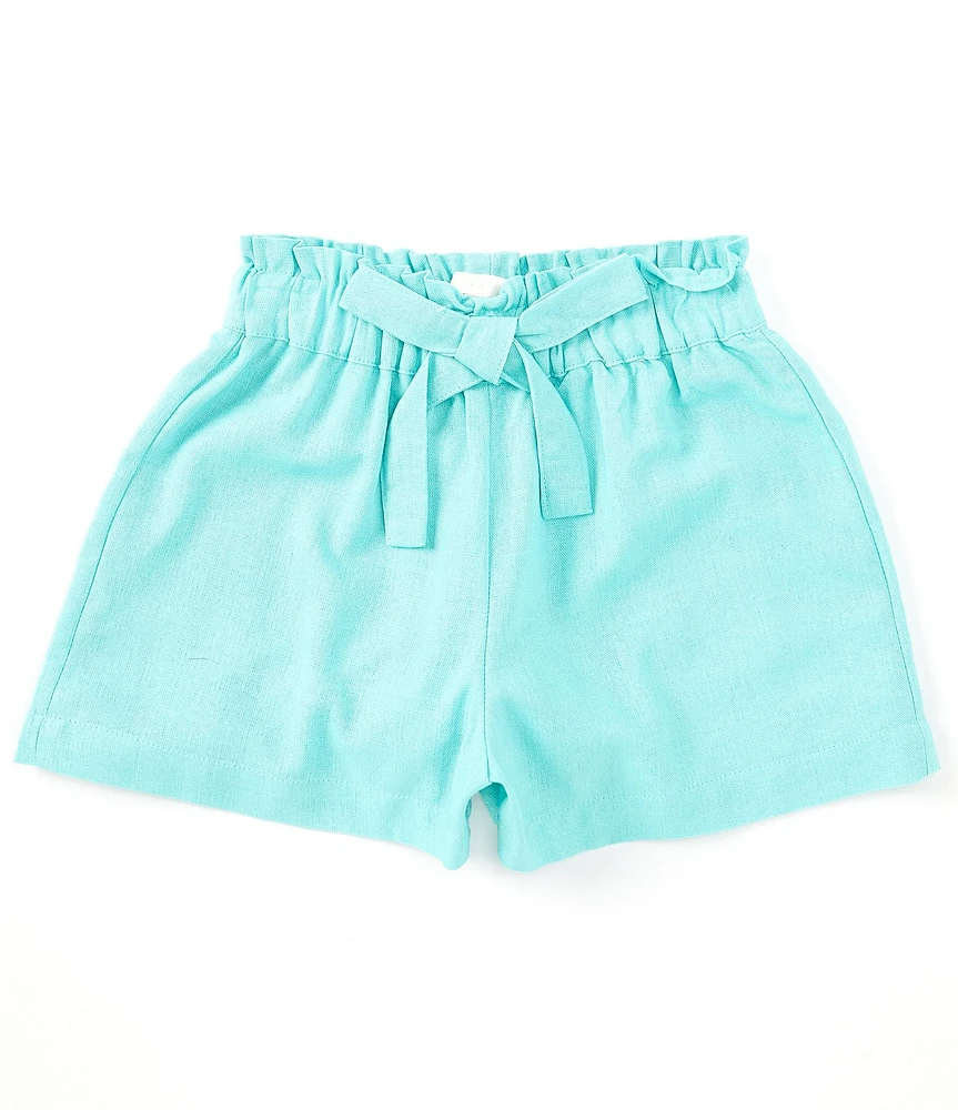 GB Big Girls 7-16 Linen Pull On Shorts