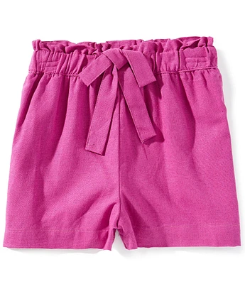 GB Big Girls 7-16 Linen Pull On Shorts