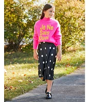 GB Big Girls 7-16 Long Sleeve Je Ne Sais Quoi Sweater