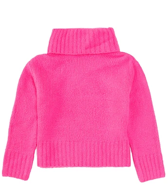 GB Big Girls Long Sleeve Oversized Turtleneck Sweater