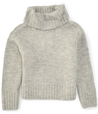 GB Big Girls 7-16 Long Sleeve Oversized Turtleneck Sweater