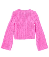 GB Big Girls 7-16 Long Sleeve Ribbed Sweater