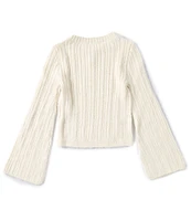 GB Big Girls 7-16 Long Sleeve Ribbed Sweater