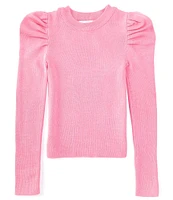 GB Big Girls 7-16 Long Sleeve Rouched Sweater