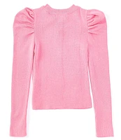 GB Big Girls 7-16 Long Sleeve Rouched Sweater