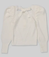 GB Big Girls 7-16 Puff Sleeve Sweater