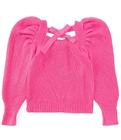 GB Big Girls 7-16 Puff Sleeve Sweater