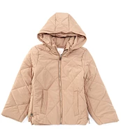 GB Big Girls 7-16 Quilted Hooded Puffer Jacket