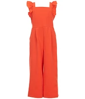 GB Big Girls 7-16 Ruffle Sleeve Jumpsuit