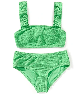 GB Big Girls 7-16 Scrunch Bungee Strap 2-Piece Swimsuit