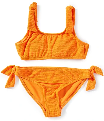 GB Big Girls 7-16 Scrunch Tie 2-Piece Swimsuit