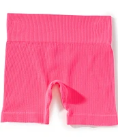 GB Big Girls 7-16 Seamless Wide Band Ribbed Bike Shorts