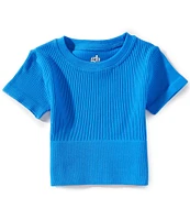 GB Big Girls 7-16 Seamless Ribbed T-Shirt