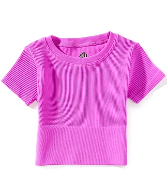 GB Big Girls 7-16 Seamless Ribbed T-Shirt