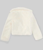 GB Big Girls 7-16 Short Faux Fur Jacket