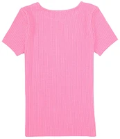 GB Big Girls 7-16 Short-Sleeve Basic Knit T-Shirt