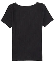 GB Big Girls 7-16 Short-Sleeve Basic Knit T-Shirt