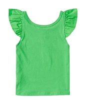 GB Big Girls 7-16 Sleeveless Flutter Sleeve Tank