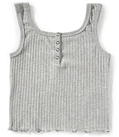 GB Big Girls 7-16 Sleeveless Ribbed Tank Top