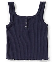 GB Big Girls 7-16 Sleeveless Ribbed Tank Top