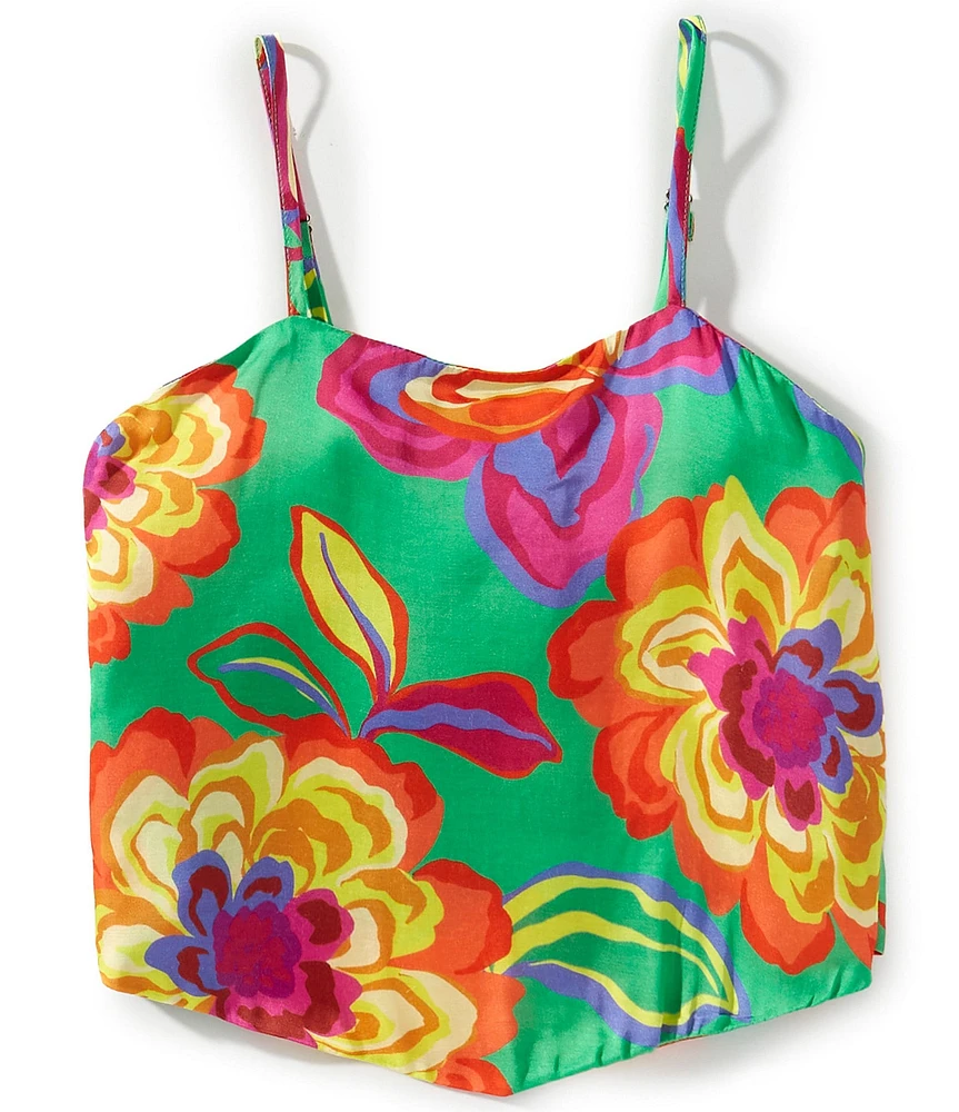 GB Big Girls 7-16 Sleeveless Satin Strap Tank
