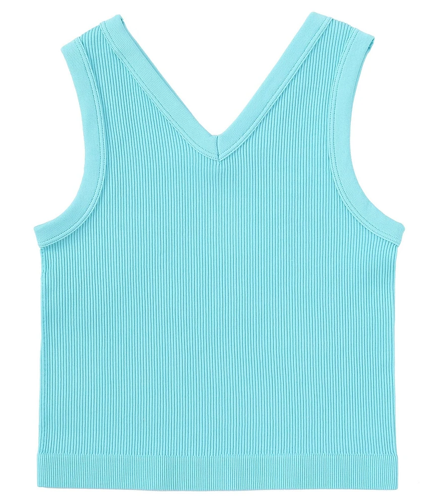 GB Big Girls 7-16 Sleeveless V-Neck Seamless Tank Top