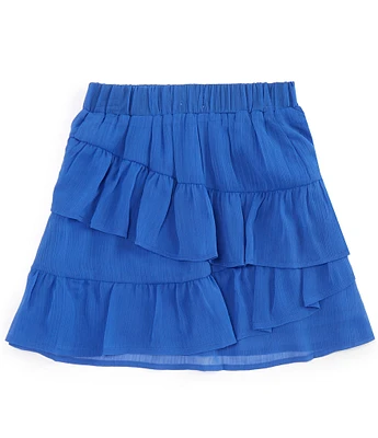 GB Big Girls 7-16 Tiered Ruffle Mini Skirt