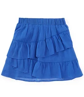 GB Big Girls 7-16 Tiered Ruffle Mini Skirt