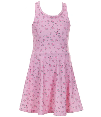 GB Big Girls Active 7-16 Rosebud Print Tennis Dress