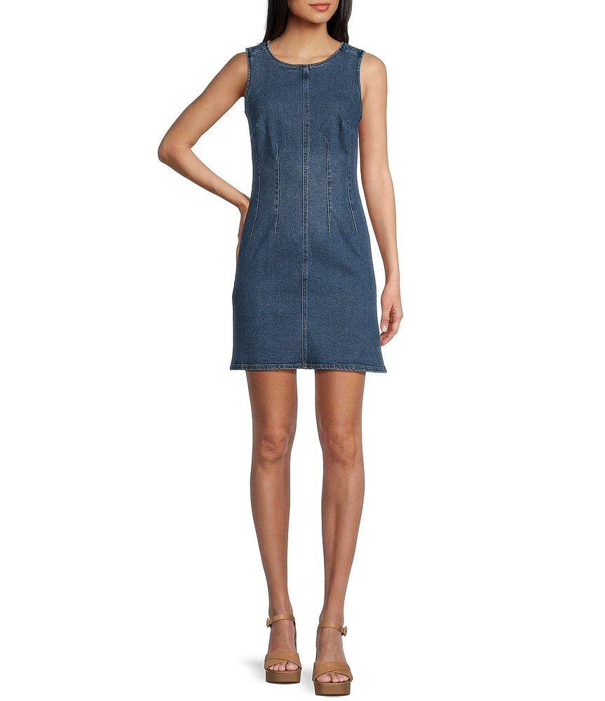 GB Cinch Denim Mini Dress