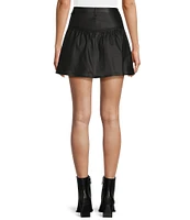 GB Coated Yoke Mini Skirt