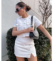 GB Coordinating Denim Mini Skirt
