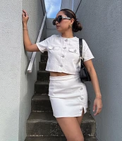 GB Coordinating Denim Mini Skirt