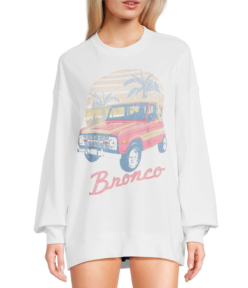 GB Crew Neck Bronco Graphic Sweatshirt