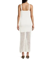 GB Crochet 3D Floral Maxi Dress