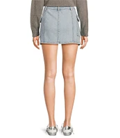 GB Denim Cargo Mini Skirt