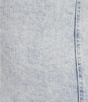 GB Denim Square Neck Halter Mini Dress