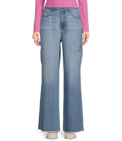 GB Denim Wide Leg Cargo Jeans