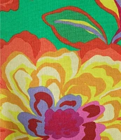 GB Floral Linen Halter Dress