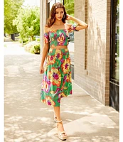 GB Floral Maxi Coordinating Skirt