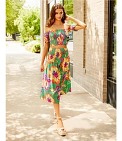 GB Floral Maxi Coordinating Skirt