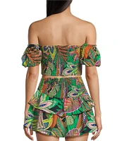 GB Floral Off The Shoulder Coordinating Top