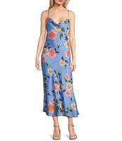 GB Floral Slip Long Dress
