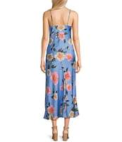 GB Floral Slip Long Dress