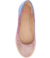 GB Girls' Addie Rhinestone Family Matching Ballet Flats (Youth