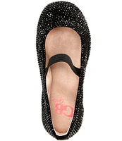 GB Girls' Addie Rhinestone Family Matching Strap Ballet Flats (Infant