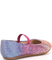 GB Girls' Addie Rhinestone Family Matching Strap Ballet Flats (Infant