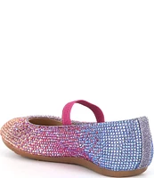 GB Girls' Addie Rhinestone Family Matching Strap Ballet Flats (Infant