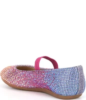 GB Girls' Addie Rhinestone Family Matching Strap Ballet Flats (Toddler